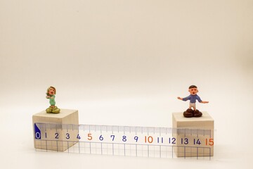 People with social distance
Landscape photo of miniature figurine.
All miniature dolls are made by me.
Putty-doll 'miniature studio', Saitama, Japan - Jul 2020