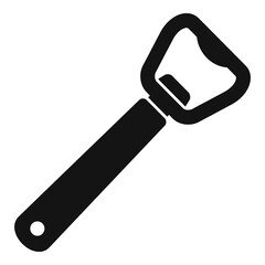 Tool bottle-opener icon. Simple illustration of tool bottle-opener vector icon for web design isolated on white background