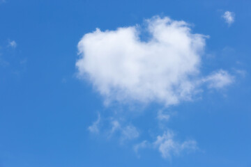 Blue sky background with clouds