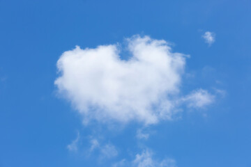 Blue sky background with clouds