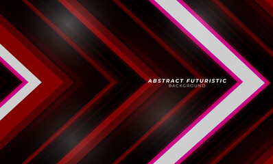 Abstract arrow and geometric hi-tech background. Abstract futuristic art wallpaper. Vector illustration.