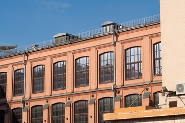 Old pre-revolutionary building of the printing house, architecture of the beginning of the last...
