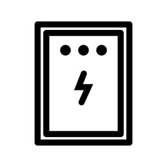 Electric panel box icon