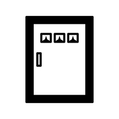 Electric panel box icon