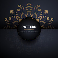 luxury ornamental mandala design background