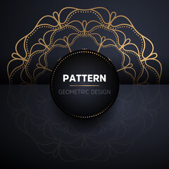 luxury ornamental mandala design background