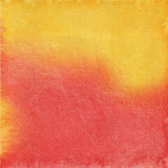 Red and yellow watercolor background design Premium Vector