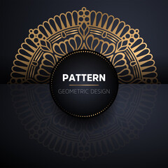 luxury ornamental mandala design background