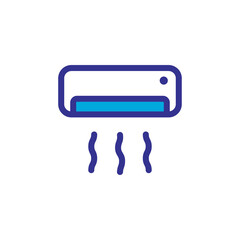 ac icon vector design trendy