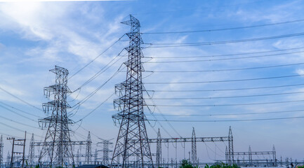 high voltage power lines