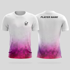 Specification Soccer Sport mockup , Esports Gaming T Shirt Jersey template