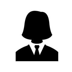 Woman employee icon
