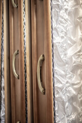 Sarg Lager für Bestatter