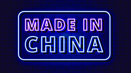 Made in china neon sign