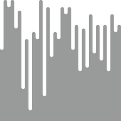 Metallic Silver color Abstract Rounded Color Lines halftone transition background illustration