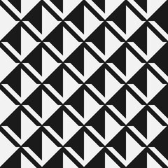 Fototapeta premium Seamless abstract geometric pattern with elements of rhombus