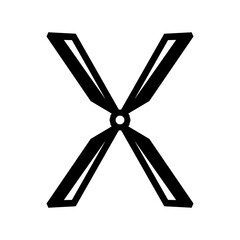 Drone propeller icon