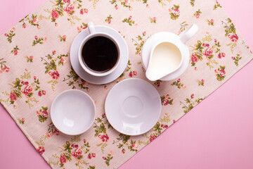 vintage rustic coffee break concept