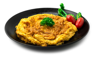 Fried Eggs Crispy Thai Asian Food style classic