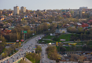 Rostov-on-Don - view of the railway district of Rostov. 