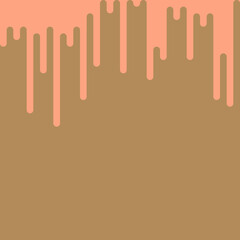 Cantaloupe color Abstract Rounded Color Lines halftone transition background illustration