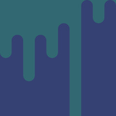 Peacock Blue color Abstract Rounded Color Lines halftone transition background illustration