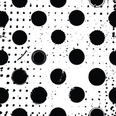 Seamless pattern with speed lines, halftone dots , circles . minimalistic poster with striped Design elements .Repeating Vector stripes .Geometric shape. Dynamic geometrical Endless overlay texture.