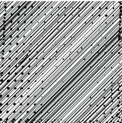 Seamless pattern with speed lines, halftone dots , circles . minimalistic poster with striped Design elements .Repeating Vector stripes .Geometric shape. Dynamic geometrical Endless overlay texture.