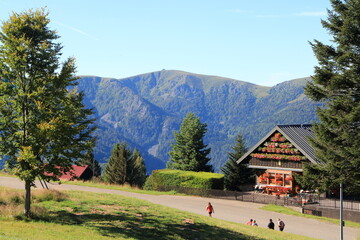 Le Hohneck, paysage de la Vallée de Munster en Alsace