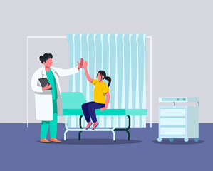 Doctor check up children health