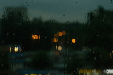 abstract blur raindrops