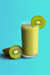 Kiwi smoothie without any ingredients is a healthy drink that is valuable and a natural drink. It is popular with people who take care of their health. And take care of the shape