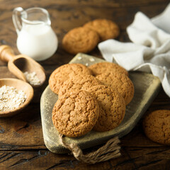 Traditional homemade ginger snaps