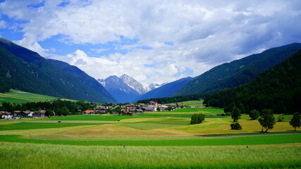 Obraz premium swiss mountain landscape