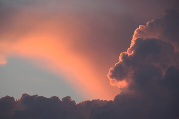 clouds at sunset