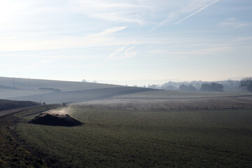 Countryside in winter