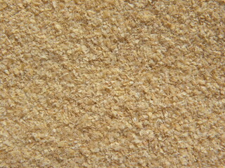 Fototapeta na wymiar Beige color raw Wheat bran