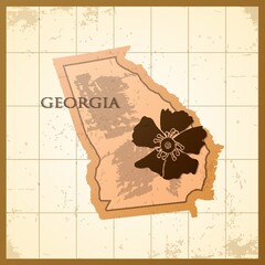 map of georgia state