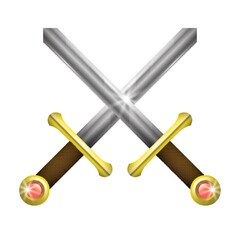 two crossed swords