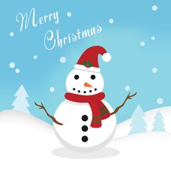 merry christmas card design