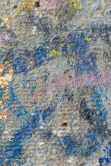 Painted Old Weathered Concrete Wall Texture