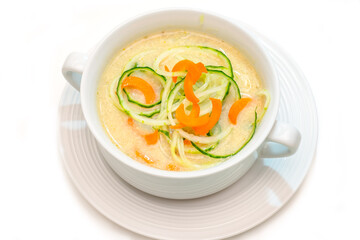 Fresh cucumber soup