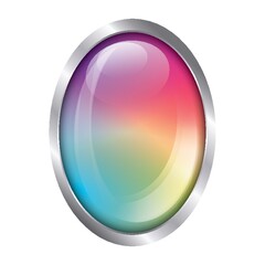 rainbow button