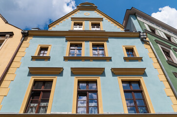 Facade of a House in Jelenia Góra
