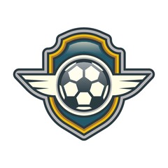 Obraz premium football label