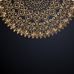 luxury ornamental mandala design background