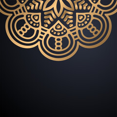 luxury ornamental mandala design background