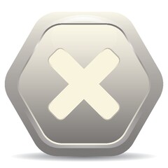 Obraz premium cancel button