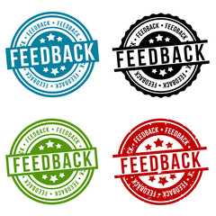 Feedback Stamp Collection. Badges for Online shopping.