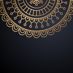 luxury ornamental mandala design background